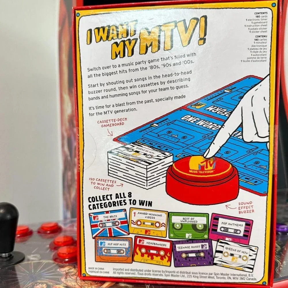 MTV THE THROWBACK MUSIC PARTY GAME -‎ UNOPENED*